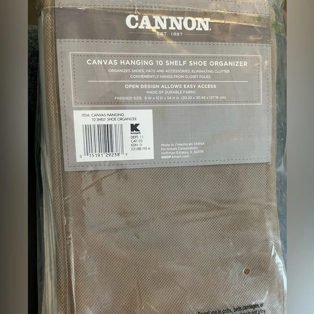 🌵Home Cannon Canvas Hanging 10‎ Shelf